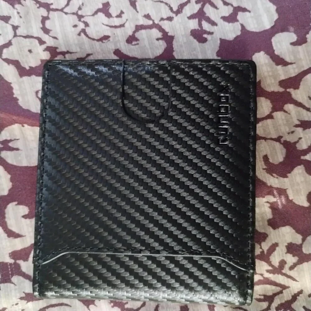 Wallets for Men - Leather Money Clip Mens Wallet - RFID Blocking Front Pocket